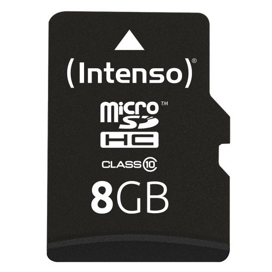 Intenso 8GB MicroSDHC mémoire flash 8 Go Classe 10