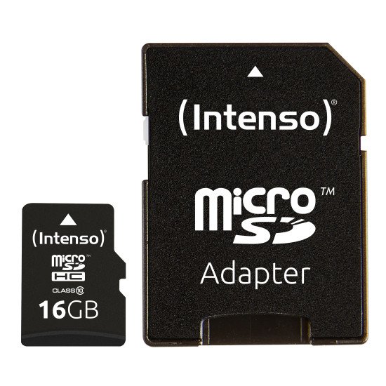 Intenso 16GB MicroSDHC mémoire flash 16 Go Classe 10