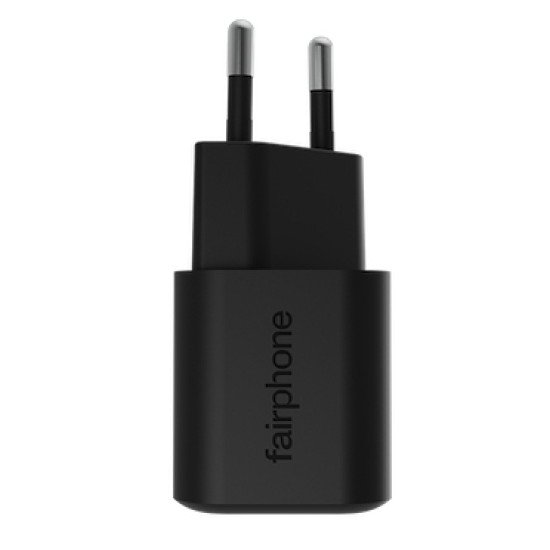 Fairphone ACCHAR-303-WW1 chargeur d'appareils mobiles Universel Noir Secteur Charge rapide Auto Fairphone ACCHAR-303-WW1 chargeur d'appareils mobiles Universel Noir Secteur Charge rapide Auto