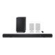 Sharp HT-SBW55121(BK) haut-parleur soundbar Argent 5.1.2 canaux 212 W