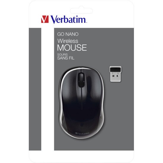 Verbatim Go Nano souris Ambidextre RF sans fil 1600 DPI