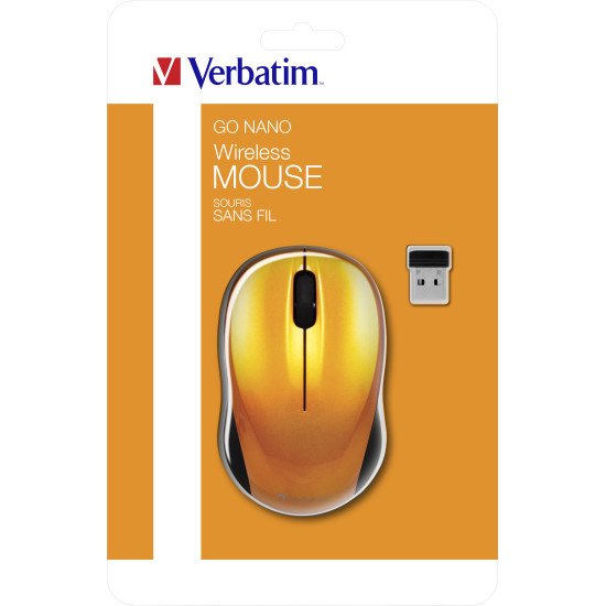 Verbatim Go Nano souris Ambidextre RF sans fil 1600 DPI