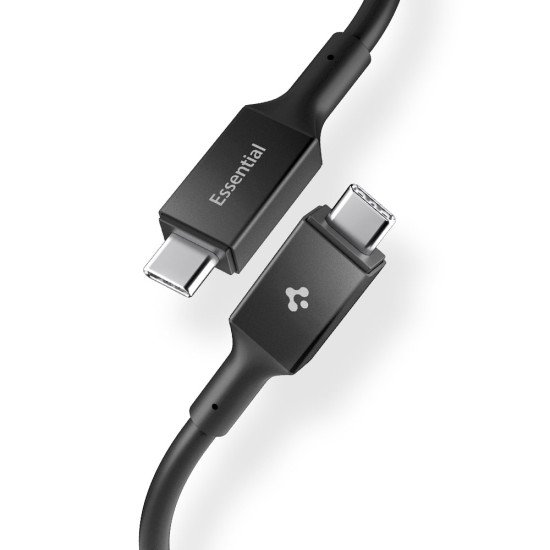 Spigen ACA09460 câble USB USB 3.2 Gen 1 (3.1 Gen 1) 2 m USB C Noir