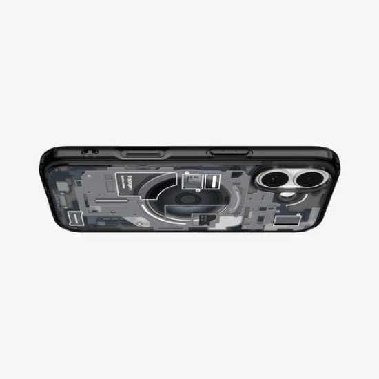 Spigen ACS10089 coque de protection pour téléphones portables 16 cm (6.3") Housse Noir, Transparent