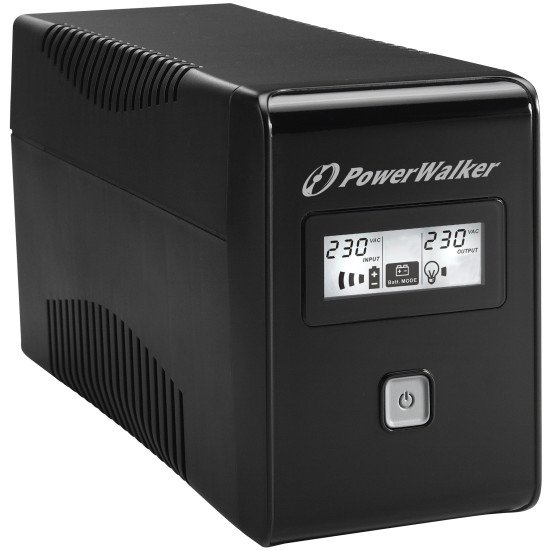 PowerWalker VI 850 LCD Interactivité de ligne 0,85 kVA 480 W