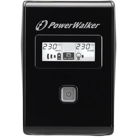 PowerWalker VI 850 LCD Interactivité de ligne 0,85 kVA 480 W PowerWalker VI 850 LCD Interactivité de ligne 0,85 kVA 480 W