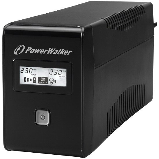 PowerWalker VI 850 LCD Interactivité de ligne 0,85 kVA 480 W