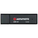 AgfaPhoto 10571 lecteur USB flash 64 Go USB Type-A 3.2 Gen 1 (3.1 Gen 1) Noir