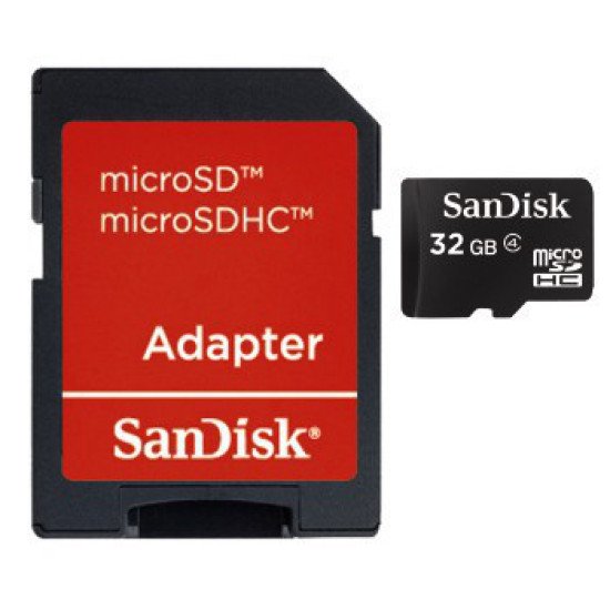 Sandisk microSDHC 32GB mémoire flash 32 Go Classe 4