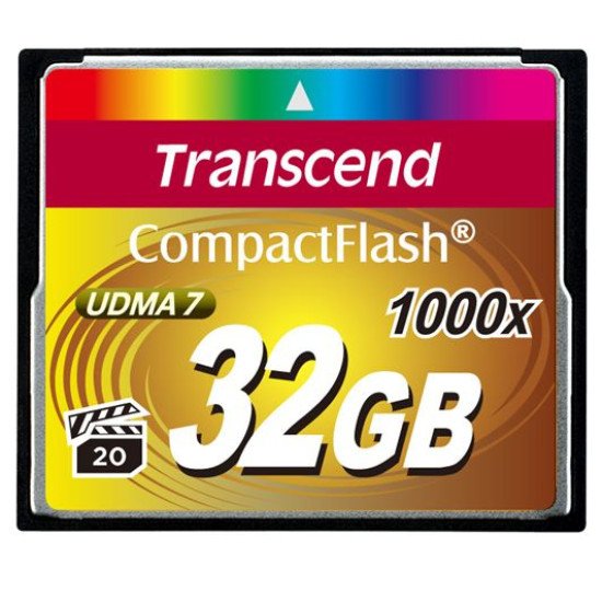 Transcend 1000x CompactFlash 32GB 32 Go MLC