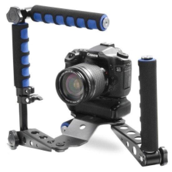 Walimex 17598 trépied Caméras numériques 3 pieds Noir, Bleu