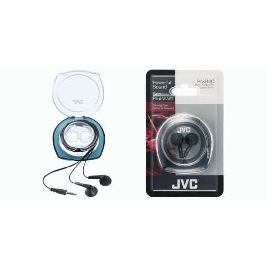 JVC Ear Bud Headphone Écouteurs Avec fil Ecouteurs Musique Noir