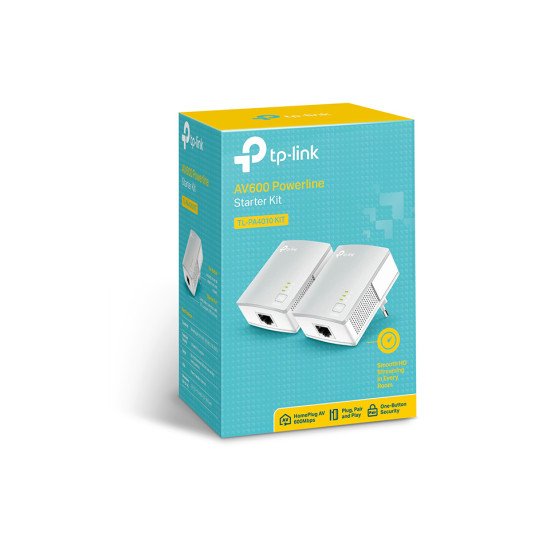 TP-LINK TL-PA4010KIT 600 Mbit/s Ethernet/LAN Blanc 2 pièce(s) TP-LINK TL-PA4010KIT 600 Mbit/s Ethernet/LAN Blanc 2 pièce(s)