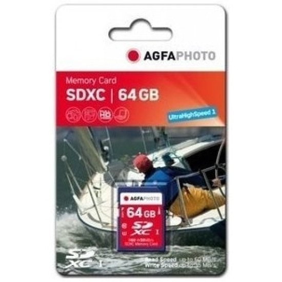 AgfaPhoto 64GB SDXC 64 Go Classe 10