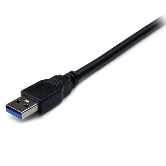 StarTech.com Câble d'extension noir SuperSpeed USB 3.0 A vers A 1 m - M/F