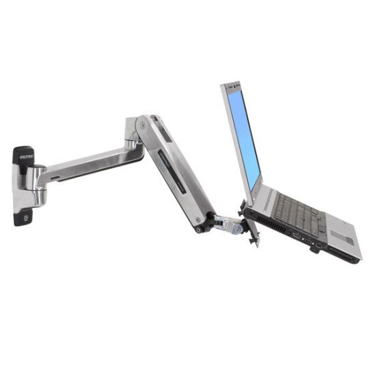 Ergotron LX Sit-Stand Wall Mount LCD Arm Acier inoxydable support mural écran 