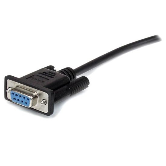 StarTech.com Câble série DB9 RS232 noir en liaison directe 2 m - M/F