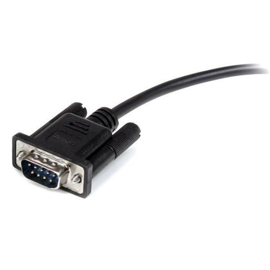 StarTech.com Câble série DB9 RS232 noir en liaison directe 50 cm - M/F