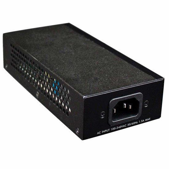 Intellinet Injecteur PoE+ Gigabit haute puissance, 1 port 30 W, IEEE 802.3at/af, Alimentation par Ethernet, Power Over Ethernet, garantie de 3 ans