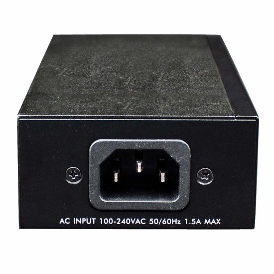 Intellinet Injecteur PoE+ Gigabit haute puissance, 1 port 30 W, IEEE 802.3at/af, Alimentation par Ethernet, Power Over Ethernet, garantie de 3 ans