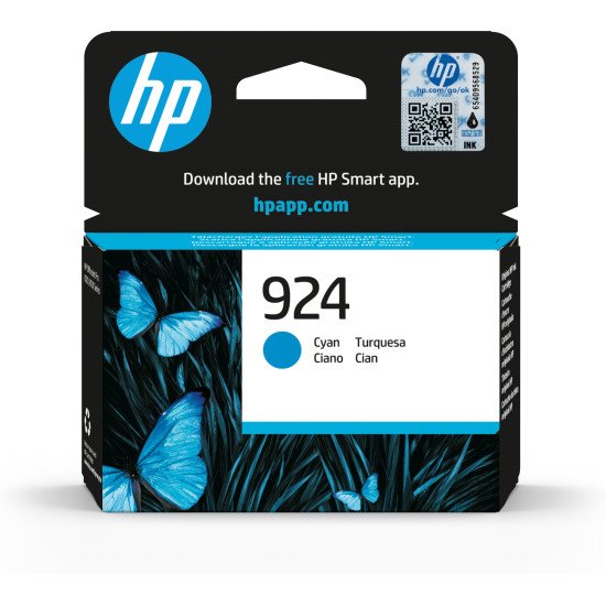 HP 924 Cartouche Encre Authentique Cyan