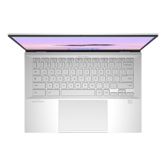 ASUS Chromebook Plus Enterprise CB54 CB5403CMA-QM0984 Intel Core Ultra 5 115U 35,6 cm (14") Écran tactile WQXGA 16 Go LPDDR5x-SDRAM 128 Go SSD Wi-Fi 6E (802.11ax) ChromeOS US International Argent