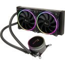 Inter-Tech LC-240 RGB Processeur Refroidisseur de liquide tout-en-un 12 cm Noir 1 pièce(s)