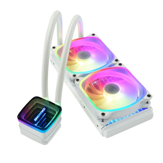 Enermax ELC-AQFA240-SQA-W système de refroidissement d'ordinateur Processeur Kit de refroidissement du liquide 12 cm Blanc 1 pièce(s) Enermax ELC-AQFA240-SQA-W système de refroidissement d'ordinateur Processeur Kit de refroidissement du liquide 12 cm Blanc 1 pièce(s)