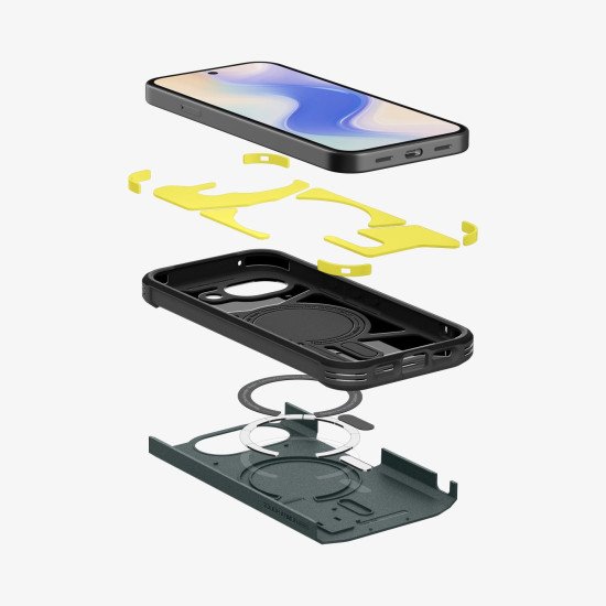 Spigen Tough Armor (Mag Fit) coque de protection pour téléphones portables 16 cm (6.3") Housse Vert foncé