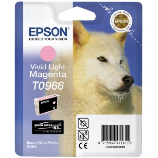 Epson T0966 Cartouche encre Magenta clair Epson T0966 Cartouche encre Magenta clair