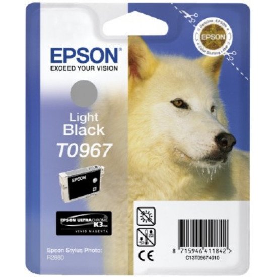 Epson T0967 Cartouche encre Pigment gris Epson T0967 Cartouche encre Pigment gris