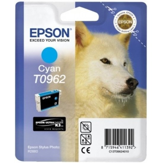 Epson T0962 Cartouche encre Cyan Epson T0962 Cartouche encre Cyan