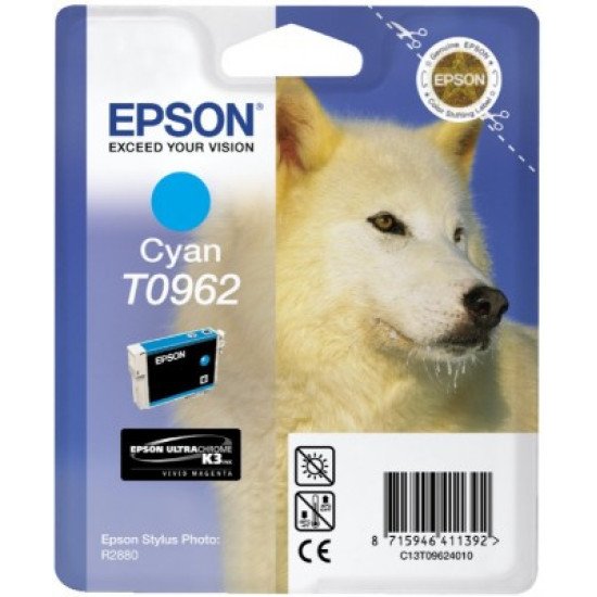 Epson T0962 Cartouche encre Cyan Epson T0962 Cartouche encre Cyan