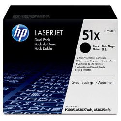 HP 51X / Q7551XD Toner Noir HP 51X / Q7551XD Toner Noir