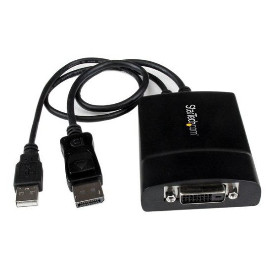 StarTech.com Adaptateur Actif DisplayPort vers DVI-D Dual Link - Convertisseur DP DVI Actif