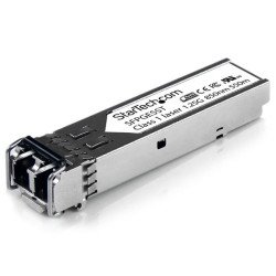 StarTech.com Module transceiver SFP Mini-GBIC à fibre optique multimode LC Gigabit, DDM - Compatible Cisco SFP-GE-S - 550 m StarTech.com Module transceiver SFP Mini-GBIC à fibre optique multimode LC Gigabit, DDM - Compatible Cisco SFP-GE-S - 550 m