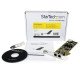 StarTech.com Carte Réseau PCI Express 2 ports Gigabit Ethernet RJ45 10/100/1000Mbps - POE/PSE