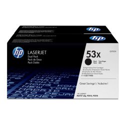 HP 53X Original Noir 2 pièce(s) HP 53X Original Noir 2 pièce(s)