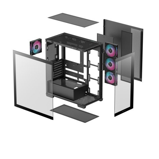 DeepCool CG580 4F Midi Tower Noir DeepCool CG580 4F Midi Tower Noir