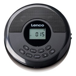 Lenco CD-340BK Lecteur CD portable Noir