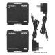 Manhattan Kit d'extension KVM HDMI 1080p sur IP, étend le signal 1080p@60 Hz jusqu'à 120 m via câble Ethernet Cat6 ou réseau IP, émetteur et récepteur, ports USB-A pour PC, souris et clavier, noir, garantie de 3 ans