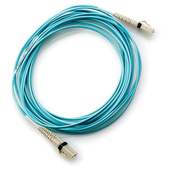 HPE LC to LC Multi-mode OM3 2-Fiber 5.0m 1-Pack câble de fibre optique 5 m Bleu