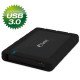 Fantec AluPro U3 Boîtier disque dur/SSD Noir 2.5" Alimenté par port USB