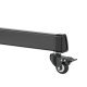 Manhattan Support sur roulettes pour TV/moniteurs, réglage hauteur par manivelle, écrans 37" à 120", Compatibilité VESA : de 200x200 à 1000x600 mm (vérifiez les dimensions des quatre trous de fixation à l'arrière), charge max. 120 kg, hauteur 11