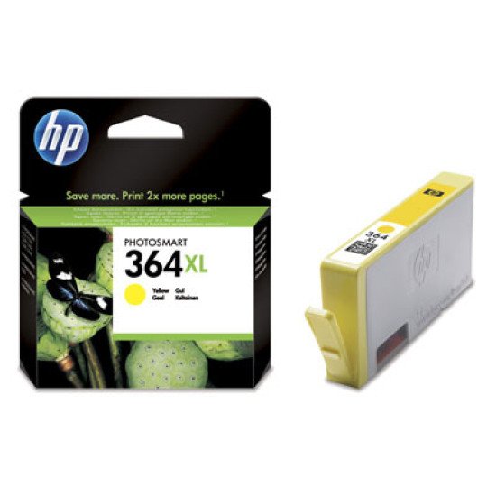 HP 364XL / CB325EE Cartouche encre / Jaune HP 364XL / CB325EE Cartouche encre / Jaune