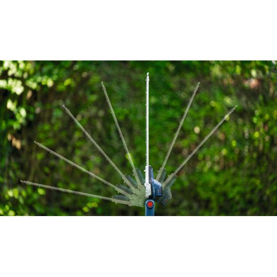 Bosch GHE 18V-50 TP Batterie Noir, Bleu, Rouge, Acier inoxydable