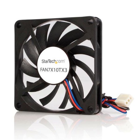 StarTech.com Ventilateur PC à Double Roulement à Billes - Alimentation TX3 - 70 mm