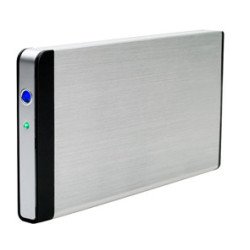 Fantec FB-C25US2 Boîtier HDD Argent 2.5" Alimenté par port USB Fantec FB-C25US2 Boîtier HDD Argent 2.5" Alimenté par port USB