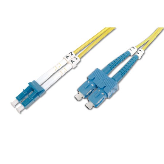 Digitus DK-2932-10 câble de fibre optique 10 m LC SC Jaune