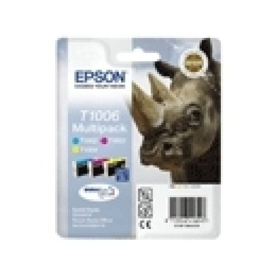 Epson T1006 Pack de 3 cartouches Cyan, Magenta, Jaune Epson T1006 Pack de 3 cartouches Cyan, Magenta, Jaune